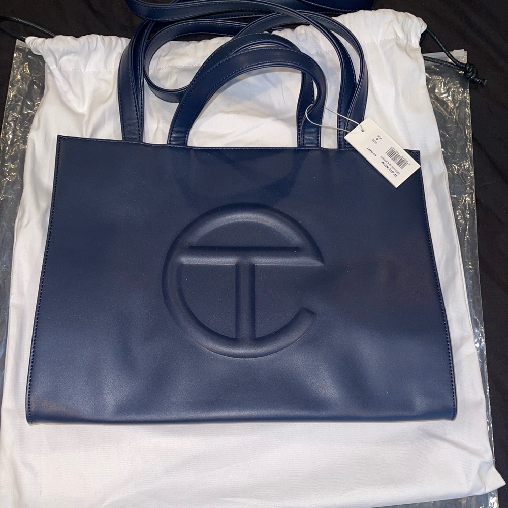 Telfar Navy Blue Shoulder Bag - Picture 1 of 5